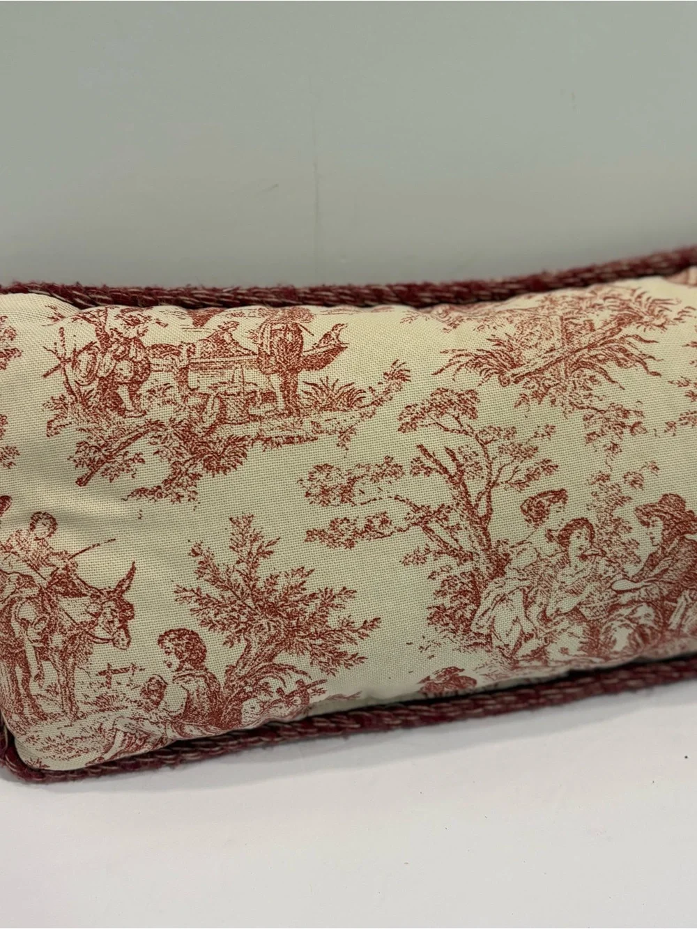Waverly red toile